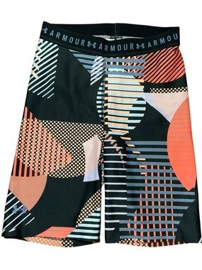 Under Armour Multicolor Geometric Athletic Shorts Size Small